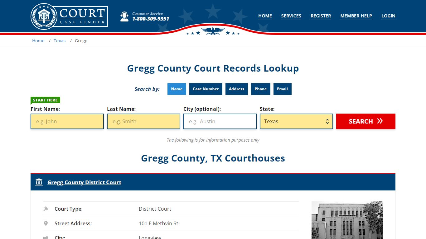 Gregg County Court Records | TX Case Lookup